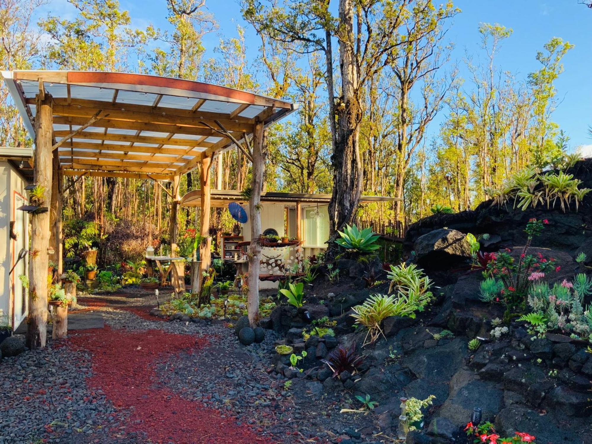 Exotic Garden Cottage At Amazing Volcano Fissure Mountain View Luaran gambar