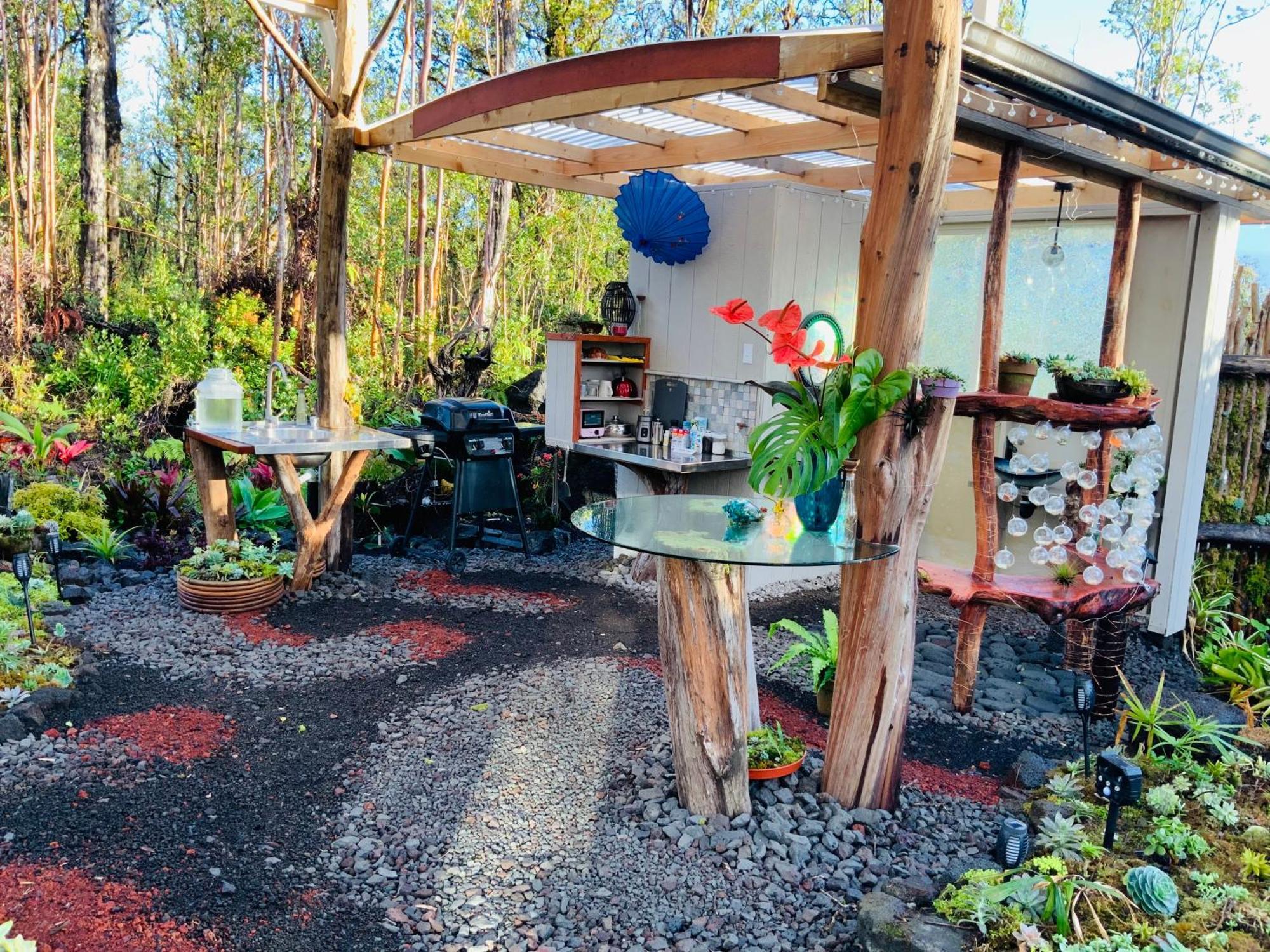 Exotic Garden Cottage At Amazing Volcano Fissure Mountain View Luaran gambar