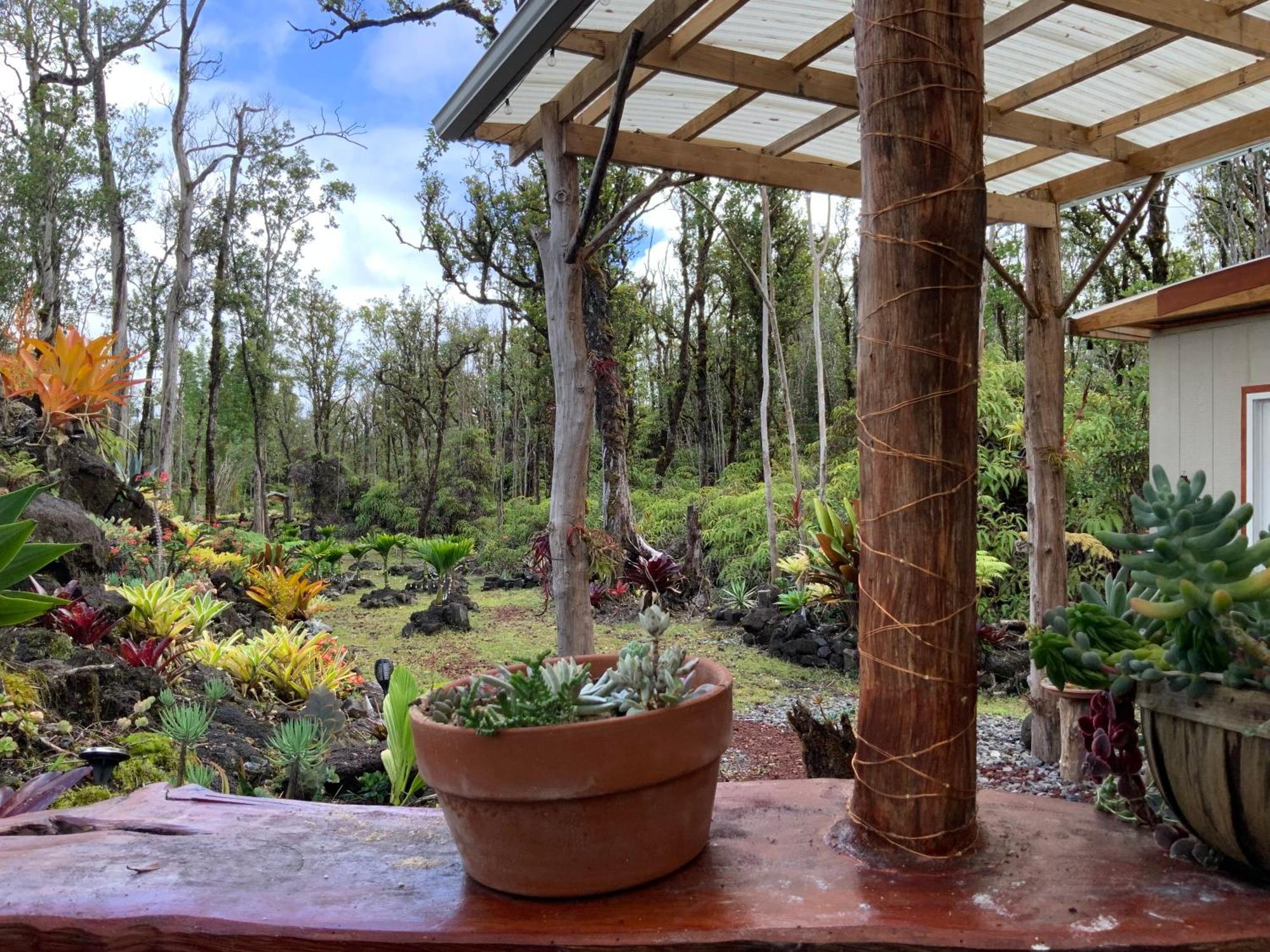 Exotic Garden Cottage At Amazing Volcano Fissure Mountain View Luaran gambar