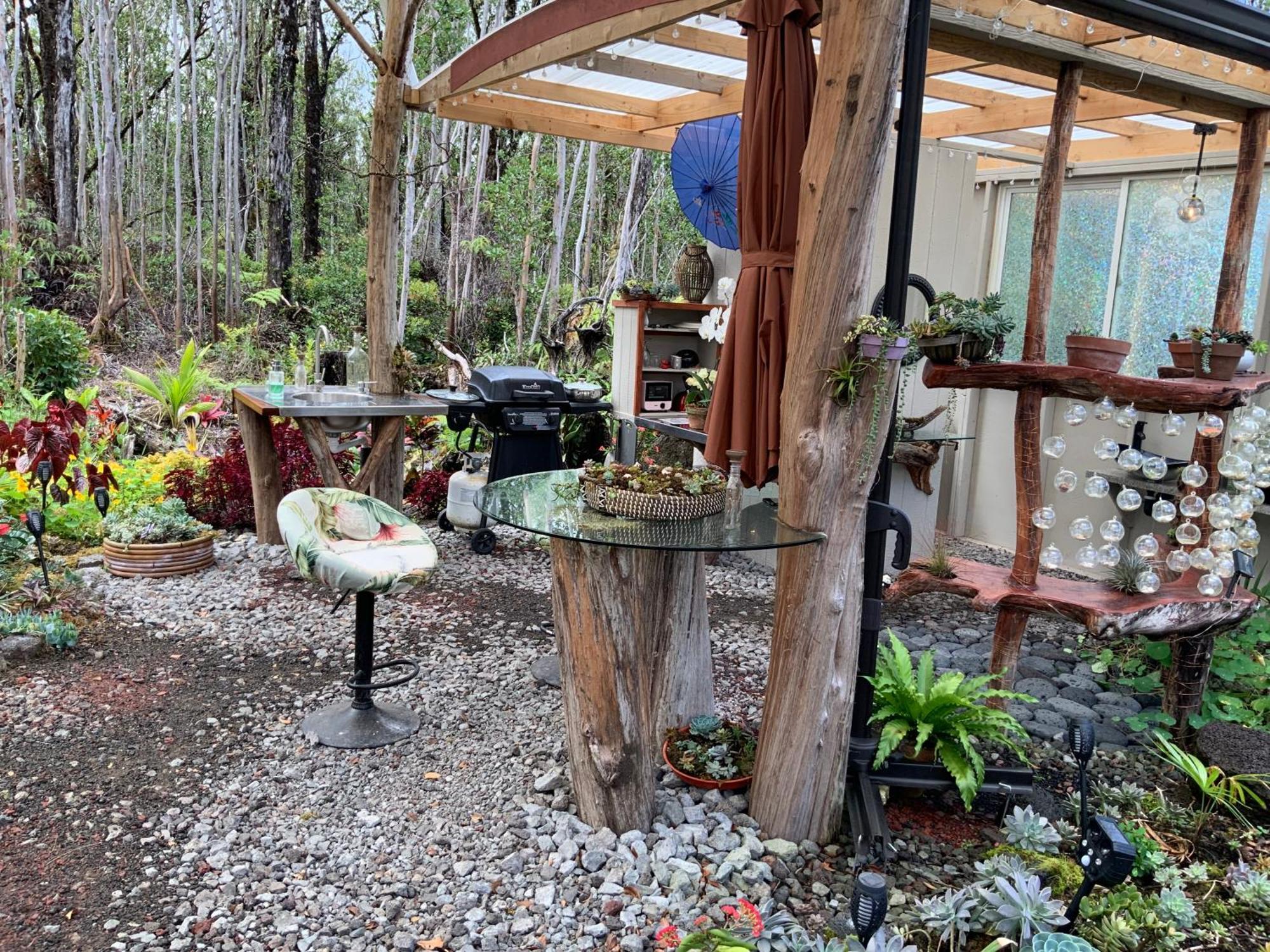 Exotic Garden Cottage At Amazing Volcano Fissure Mountain View Luaran gambar