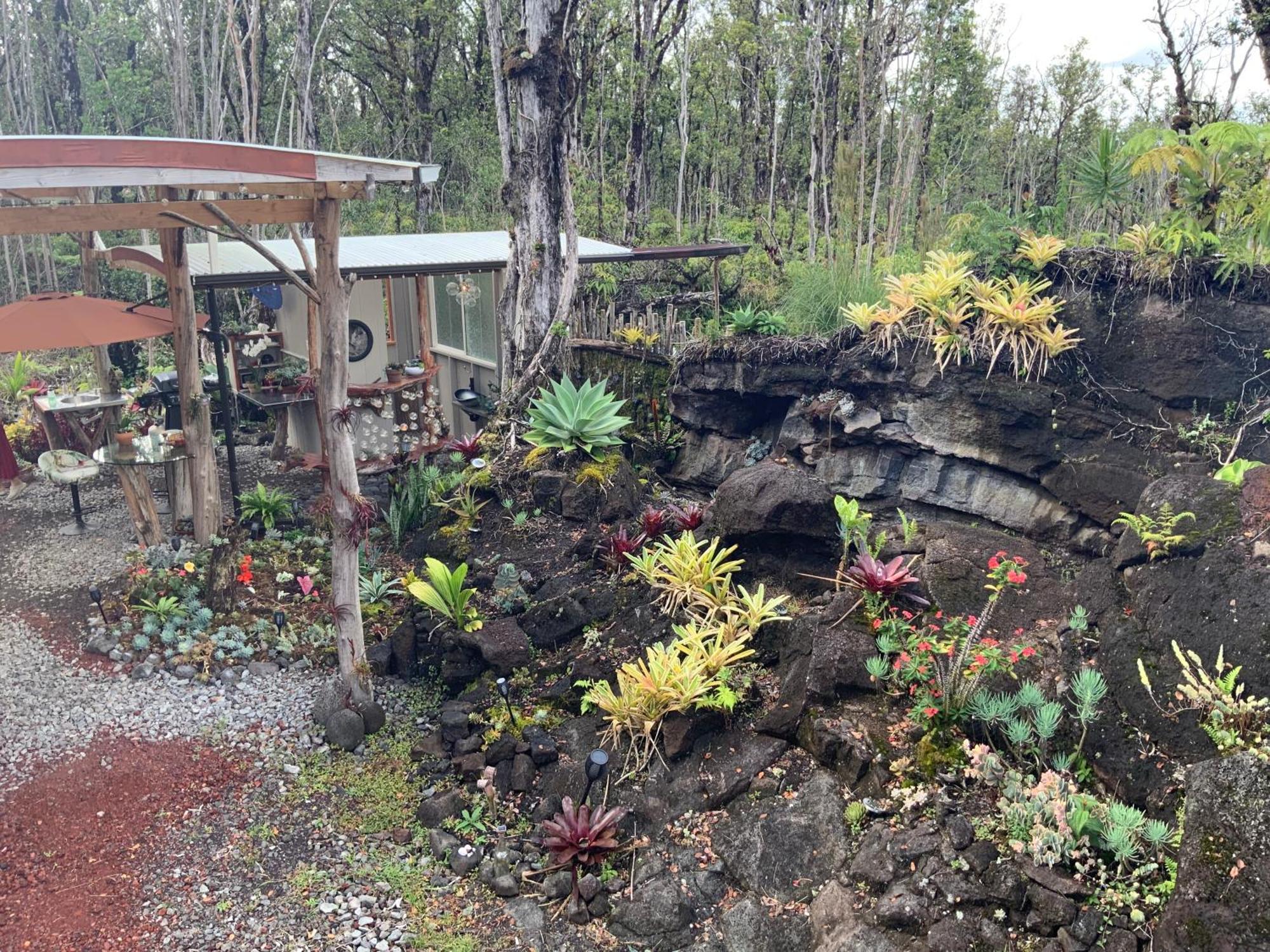 Exotic Garden Cottage At Amazing Volcano Fissure Mountain View Luaran gambar