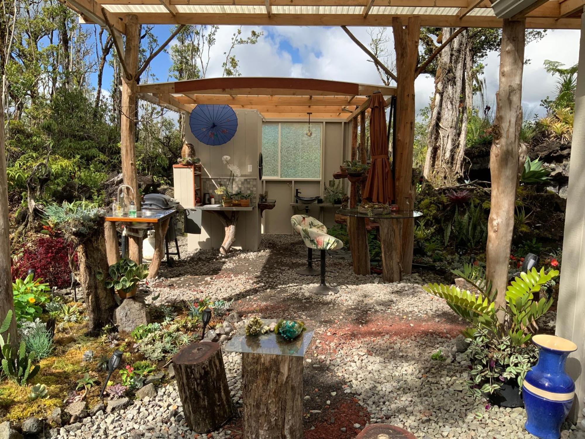 Exotic Garden Cottage At Amazing Volcano Fissure Mountain View Luaran gambar