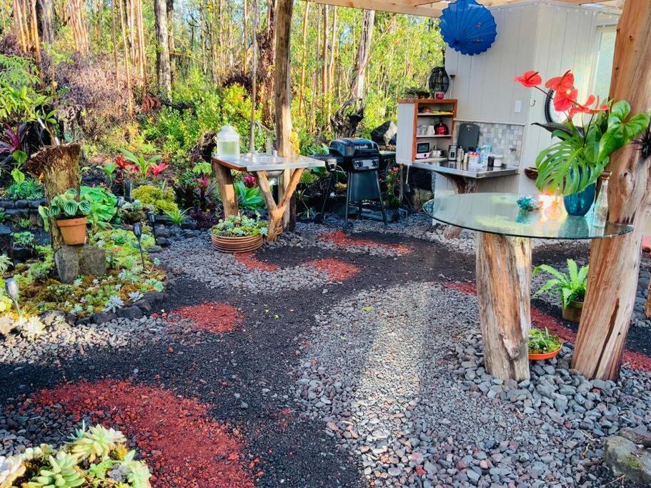 Exotic Garden Cottage At Amazing Volcano Fissure Mountain View Luaran gambar