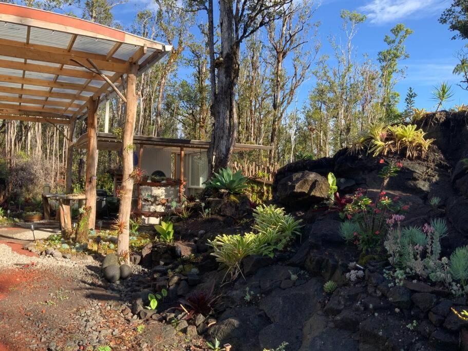Exotic Garden Cottage At Amazing Volcano Fissure Mountain View Luaran gambar