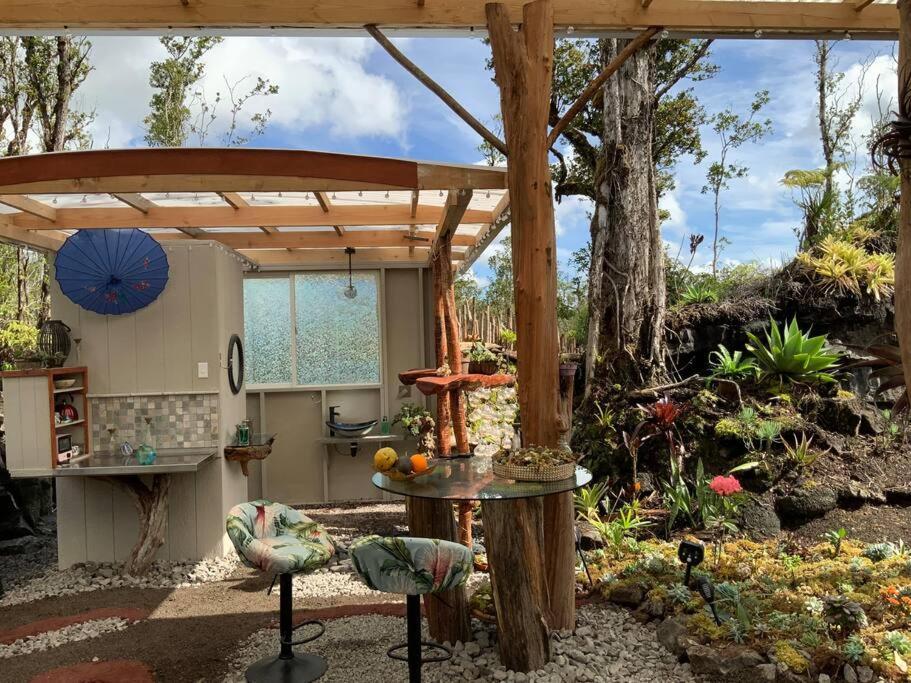 Exotic Garden Cottage At Amazing Volcano Fissure Mountain View Luaran gambar